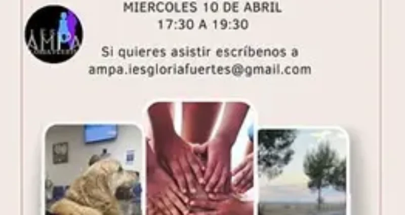 Charla sobre discapacidad e inclusión en I.E.S. Gloria Fuertes (Alcobendas) con Luca Perro de Asistencia